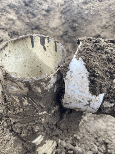 Crushed Clean Out Repair Image