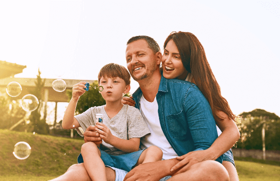 Family Enjoying Vacation Image